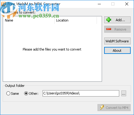 Free WebM to MP4 Converter(WebM轉(zhuǎn)MP4轉(zhuǎn)換器)