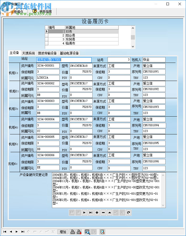 移動(dòng)通信基站設(shè)備管理系統(tǒng)