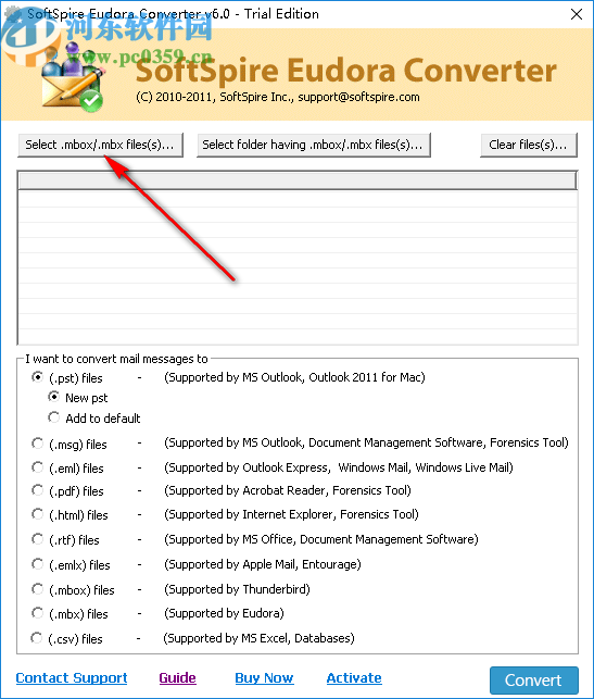 SoftSpire Eudora Converter(Eudora轉(zhuǎn)換器)