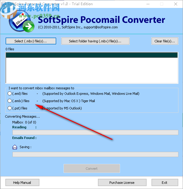 SoftSpire Pocomail Converter(Pocomail轉(zhuǎn)換工具)