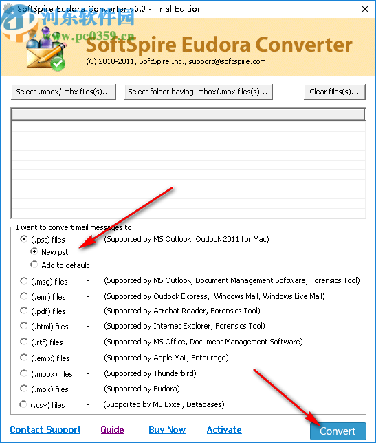 SoftSpire Eudora Converter(Eudora轉(zhuǎn)換器)