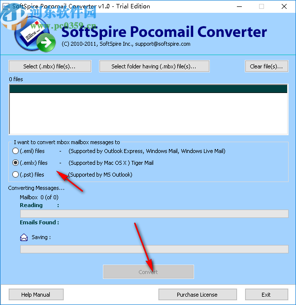 SoftSpire Pocomail Converter(Pocomail轉(zhuǎn)換工具)