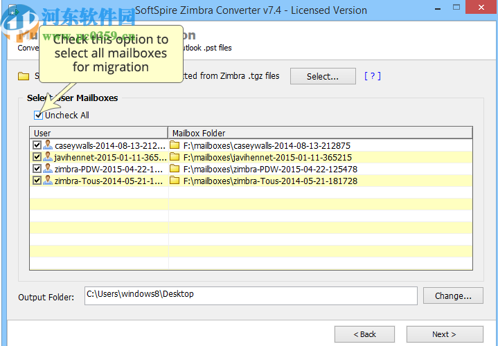 SoftSpire Zimbra Converter(Zimbra轉(zhuǎn)換器)