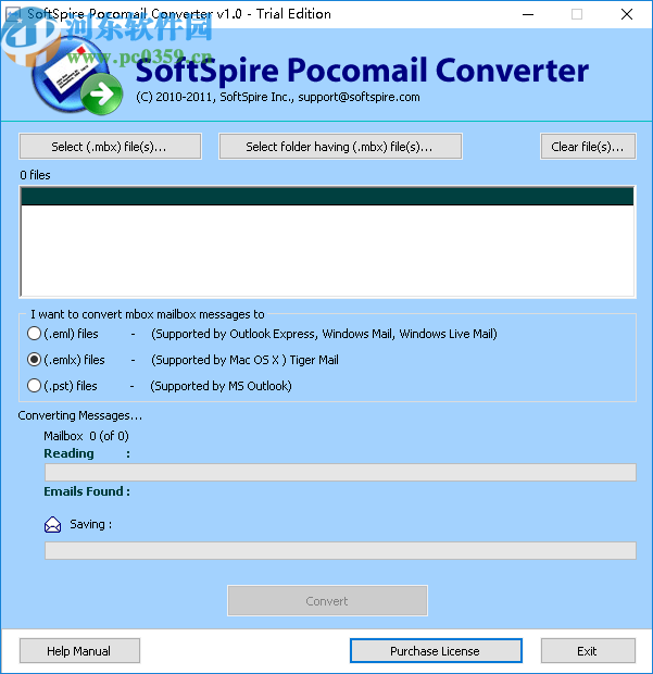 SoftSpire Pocomail Converter(Pocomail轉(zhuǎn)換工具)