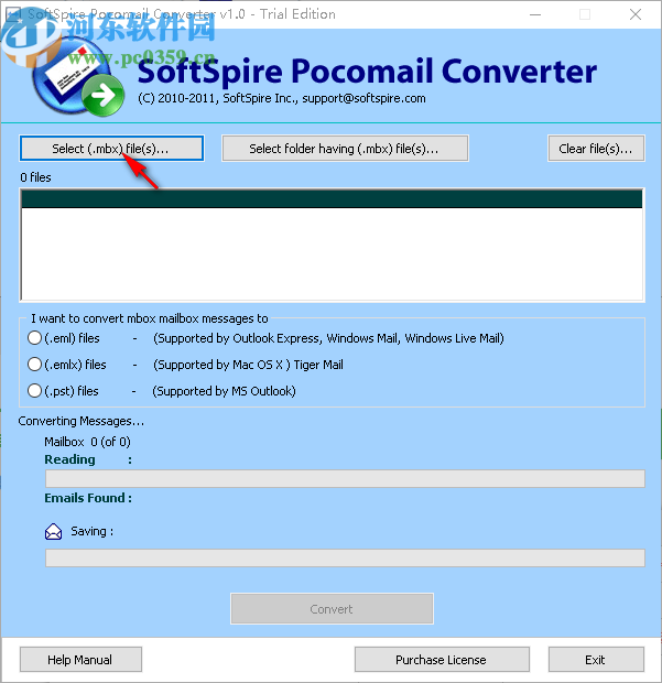 SoftSpire Pocomail Converter(Pocomail轉(zhuǎn)換工具)