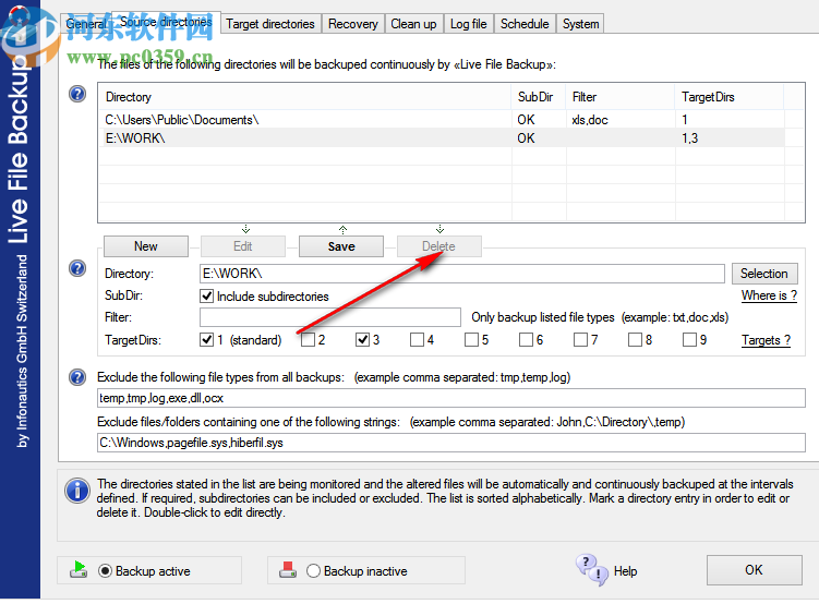 Live File Backup(文件實(shí)時(shí)備份軟件)