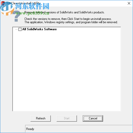 SolidWorks完全清理工具(SWCleanUninstall)