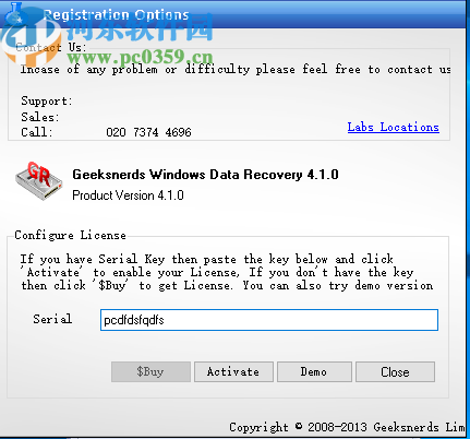 GeekSnerds Windows Data Recovery(數(shù)據(jù)恢復(fù)工具)