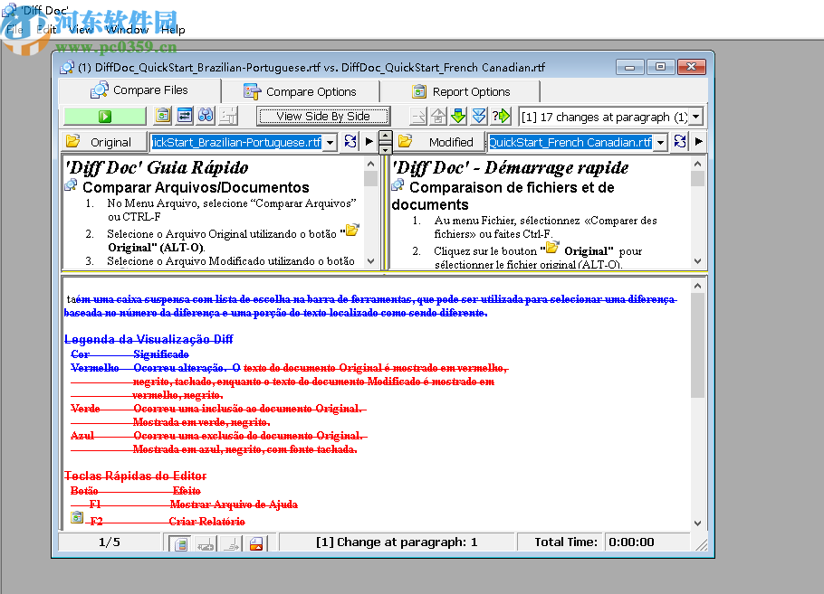 SoftInterface Diff Doc(Word差異比較工具)