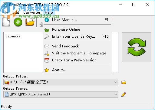 Easy2Convert TIFF to JPG(TIFF轉(zhuǎn)換JPG軟件)