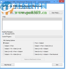 SoftSpire EML Attachment Remover