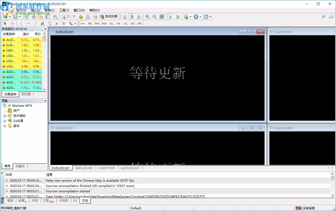 Mtatrader 4 IC Markets(<a href=http://m.stslhw.cn/s/hangqingfx/ target=_blank class=infotextkey>行情分析</a>交易軟件)