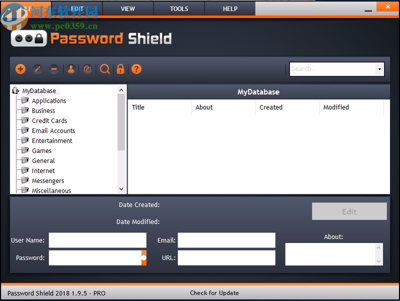 Password Shield(賬號密碼保存軟件)