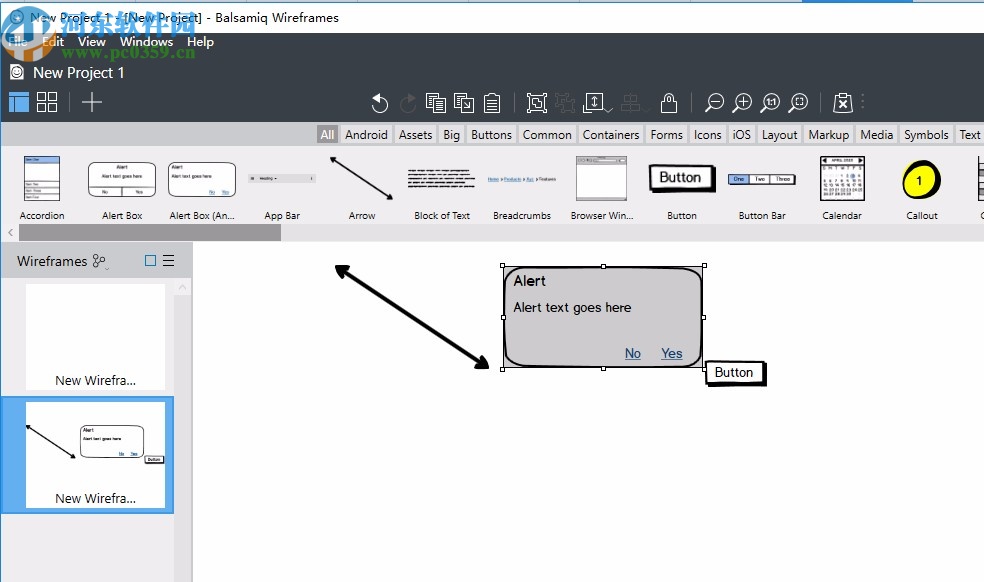 線框圖軟件(Balsamiq Wireframes)