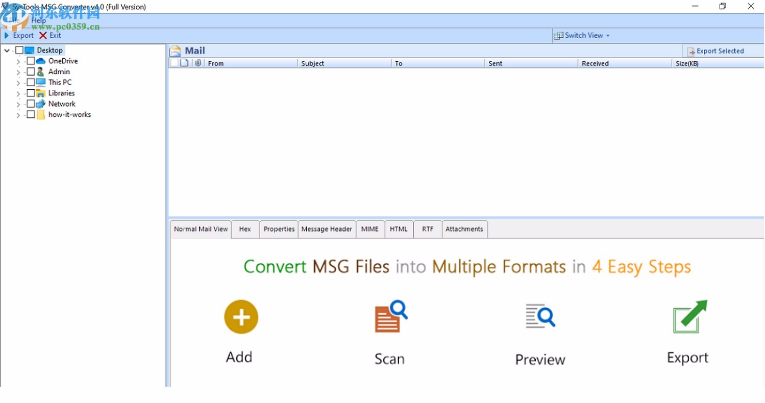 SysTools MSG Converter