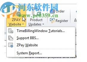 Time Billing Window