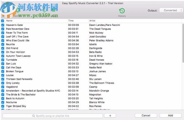 Easy Spotify Music Converter(音樂(lè)轉(zhuǎn)換器)