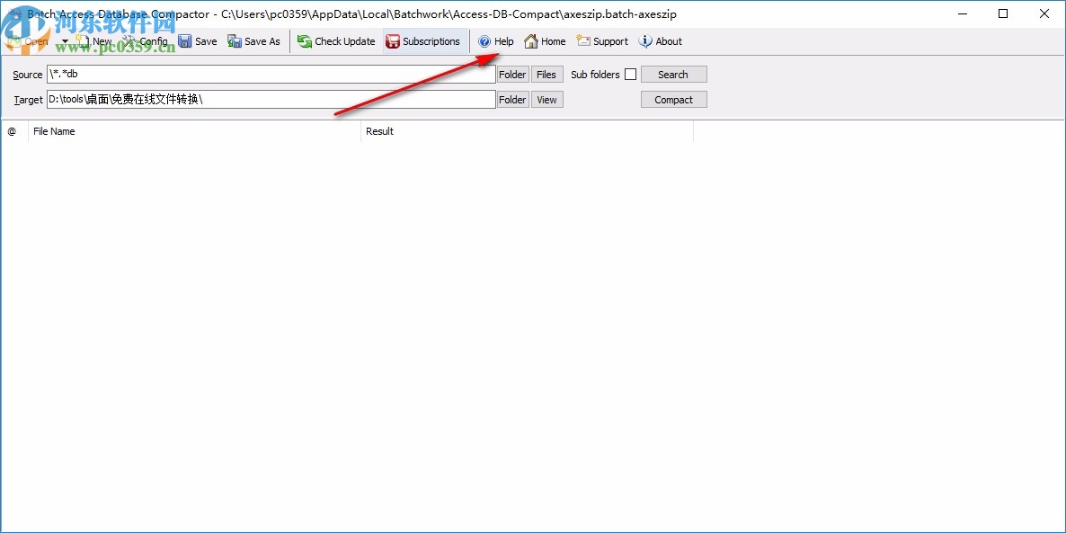 Batch Access Database Compactor